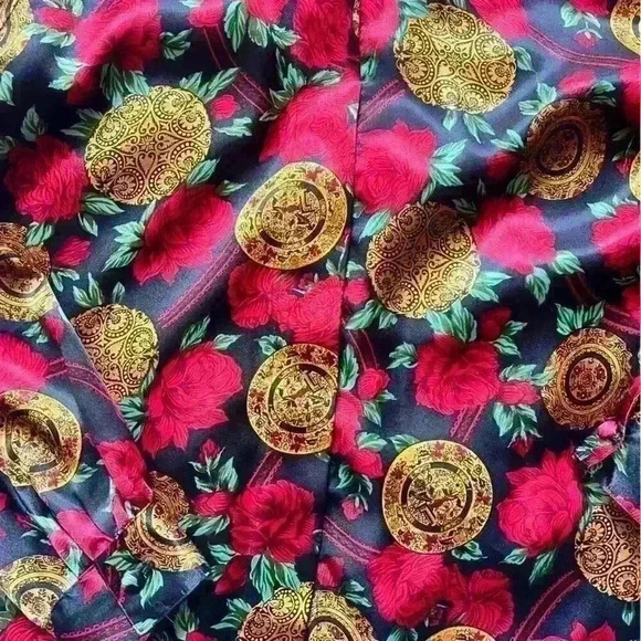 Vintage 80’s Notations Silky Secretary Blouse 8 - Picture 2 of 10